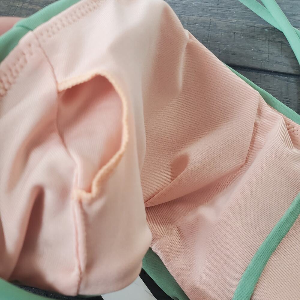 Madewell Double-Strap One-Shoulder Bikini Top Size XXS NWT - Picture 7 of 10